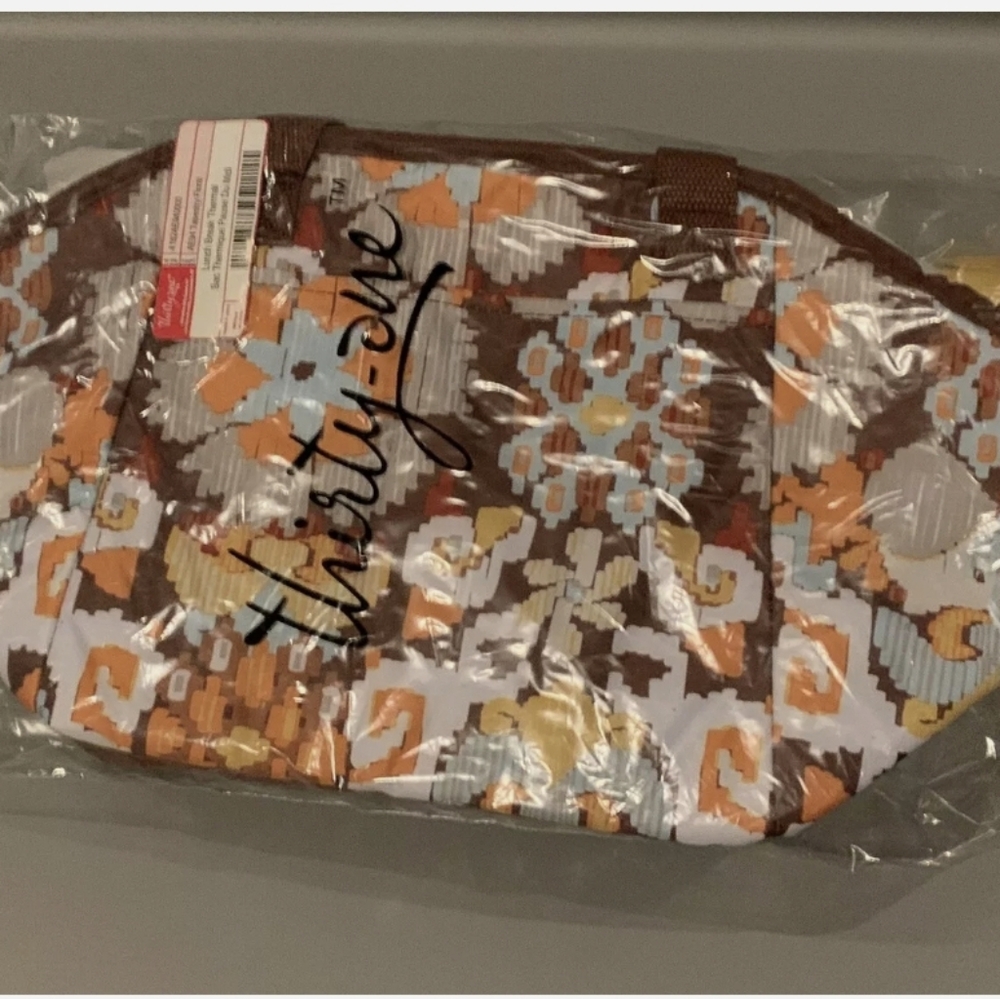 Thirty-One Lunch Break Thermal Bag Tapestry Floral Print NIP/NWT